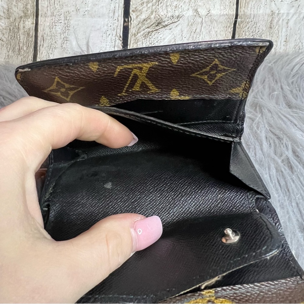 LOUIS VUITTON - monogram Macassar tri fold wallet - Picture 9 of 16